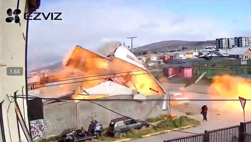 Tu Día - Impresionante explosión en Punta Arenas