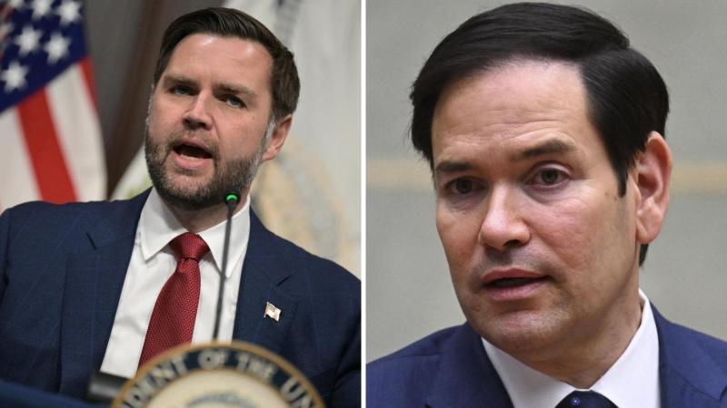 AFP - JD Vance (izq.) y Marco Rubio (der.) rechazaron propuesta de Netanyahu para Trump