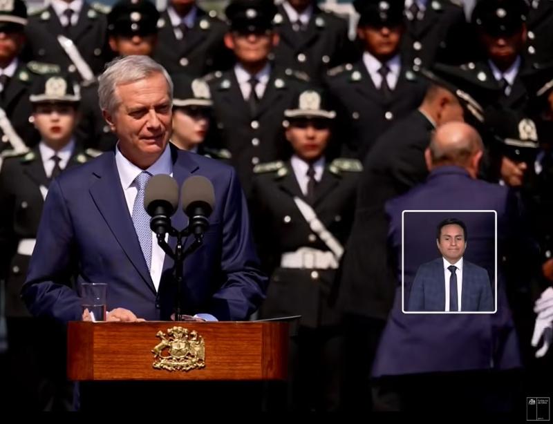 Captura - El momento que atendían a funcionaria de Gendarmería