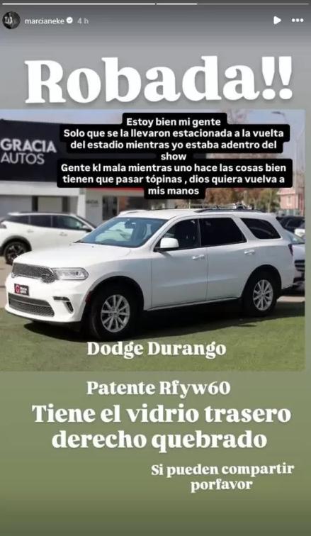Captura de Instagram - El vehículo de Marcianeke