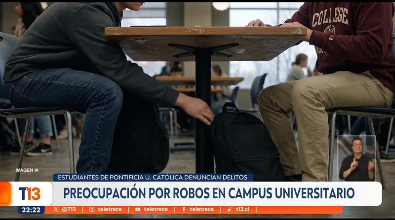 T13 - Robos en campus San Joaquín de la UC