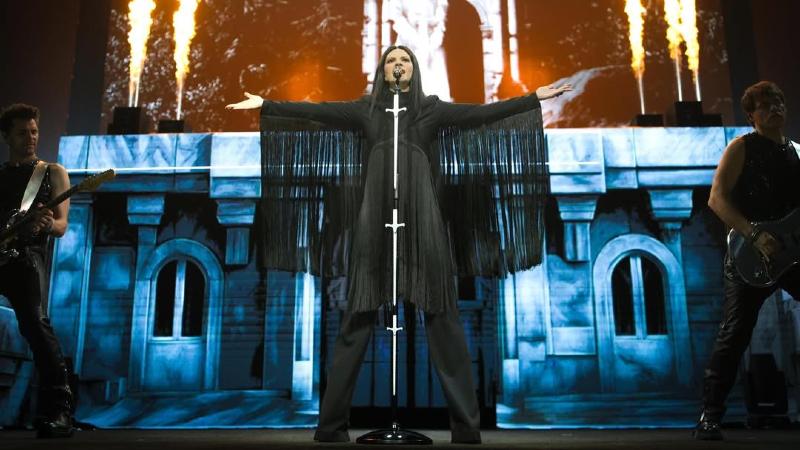 Instagram/laurapausini - Laura Pausini durante su reciente show en Santiago