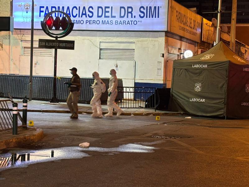 Detective de la PDI fue apuñalado tras intervenir en discusión en Estación Central: abatió al agresor a tiros