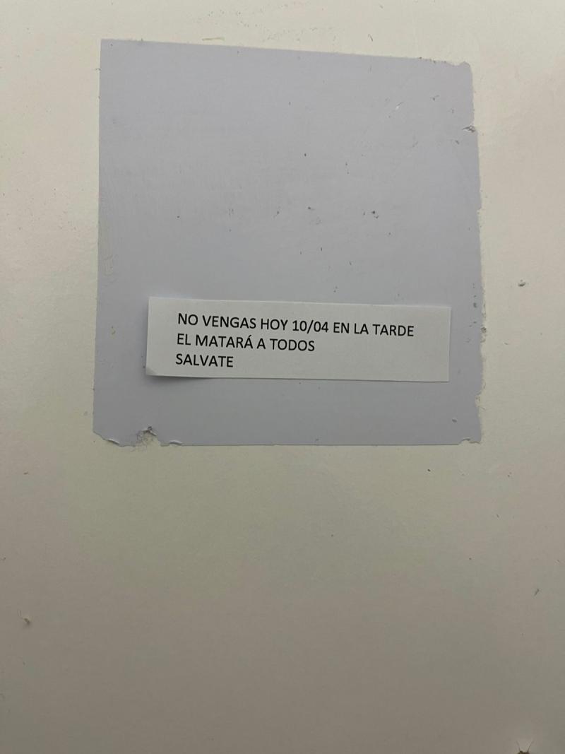 Cedida a T13 - Amenazas contra estudiantes de la Universidad Austral