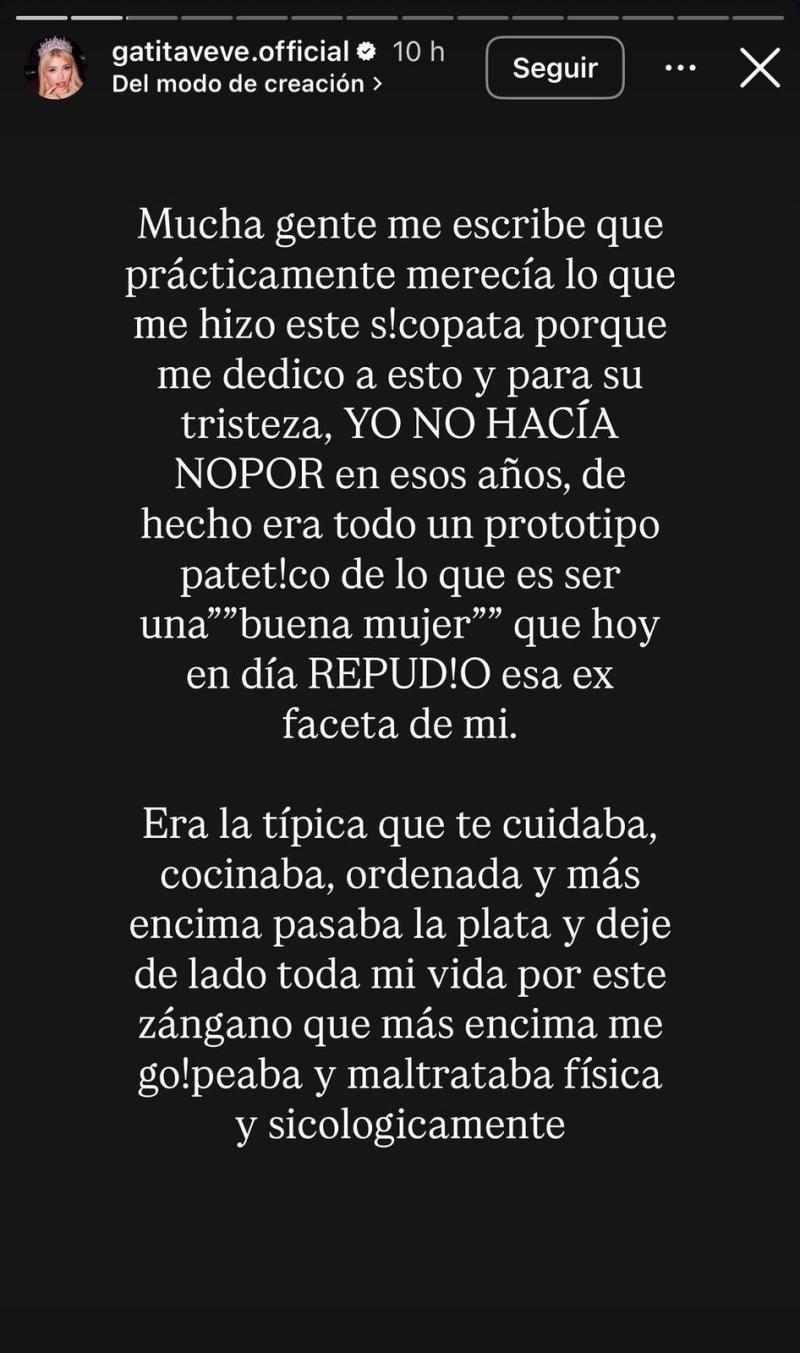 Instagram - Gatita Veve habla del hijo del actor Francisco López