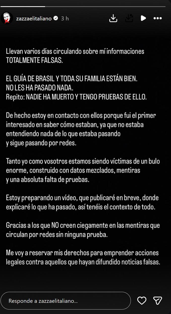 Captura - Habló 'Zazza el italiano' sobre polémica en su contra