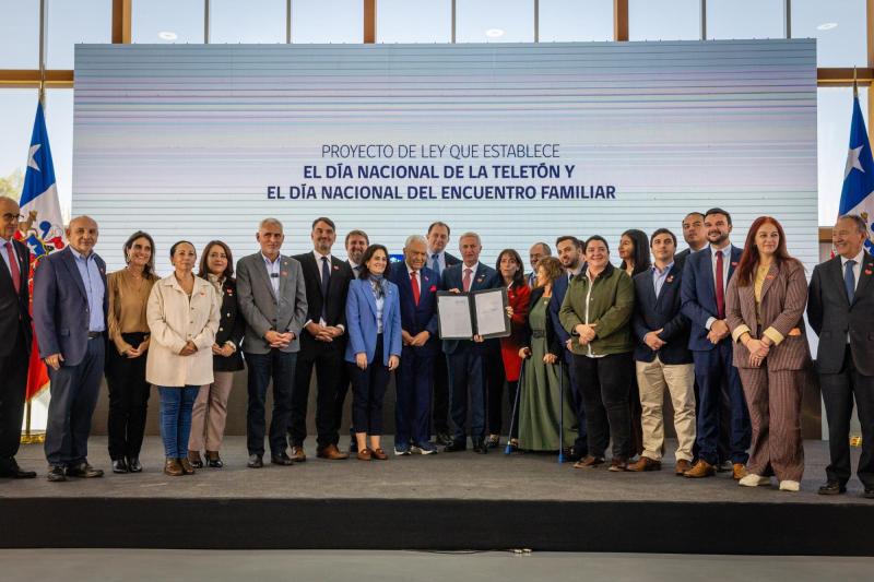 Presidente Kast envía proyecto para establecer el "Día de la Teletón" - Cedida