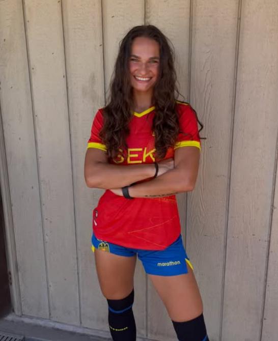 Heidi Müller, la jugadora alemana de Unión Española - Instagram: @heidi___m