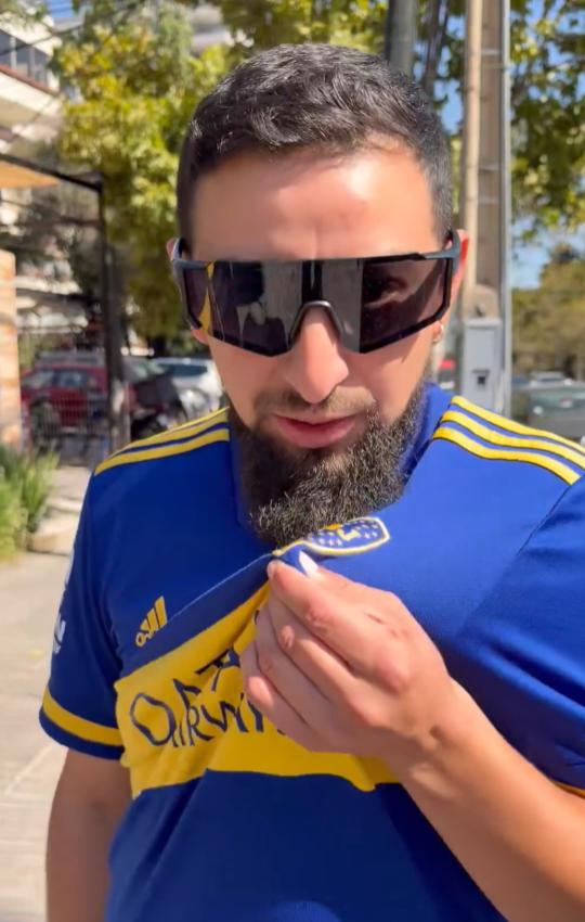 Hinchas chilenos de Boca Juniors se hacen virales - X @Tato_Aguilera