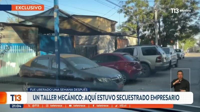 Así es el taller mecánico donde tenían secuestrado a empresario de 84 años