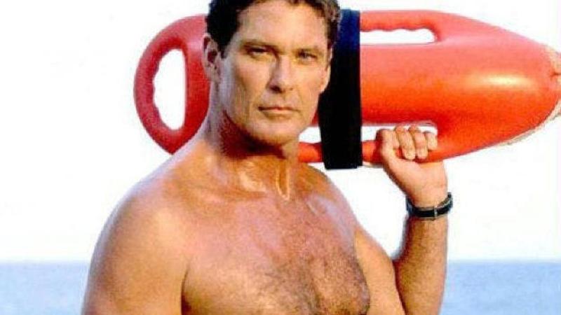 David Hasselhoff en "Guardianes de la bahía"