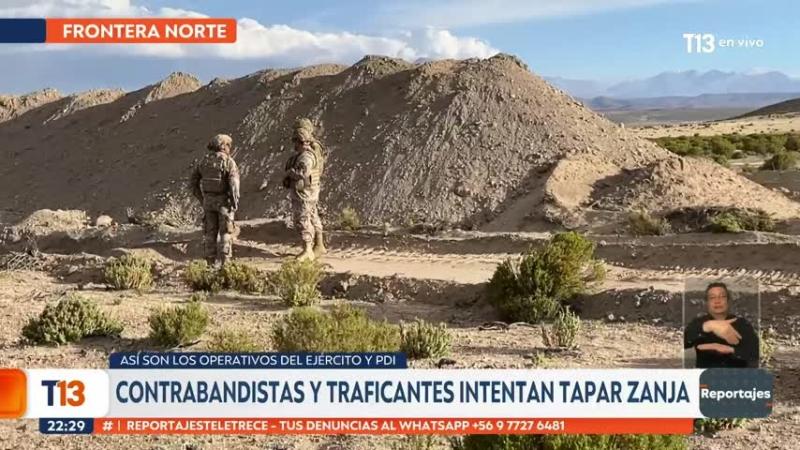 Con miguelitos y corriendo: así intentaban contrabandistas escapar de militares chilenos en Colchane