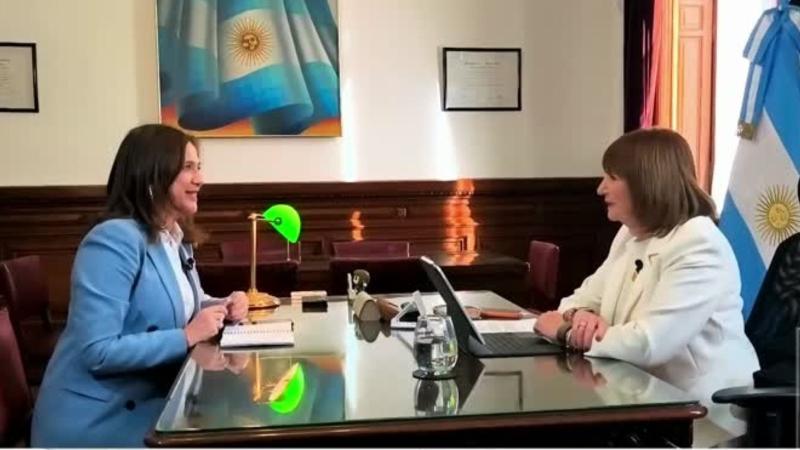 T13 Central - Patricia Bullrich por Galvarino Apablaza: "Lo vamos a encontrar y va a terminar su vida (...) en la cárcel".