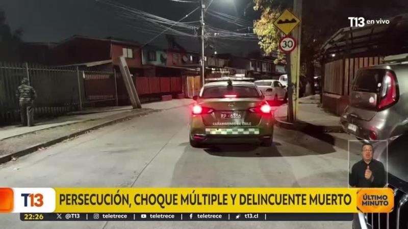 Hombre muere tras escapar de control policial en Recoleta: Intentó atropellar a un carabinero