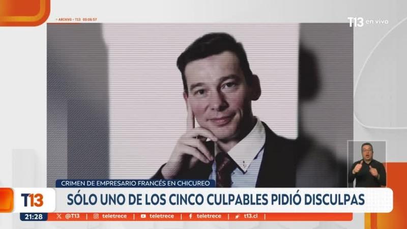 Las disculpas del único imputado adulto a la familia del francés asesinado en Chicureo