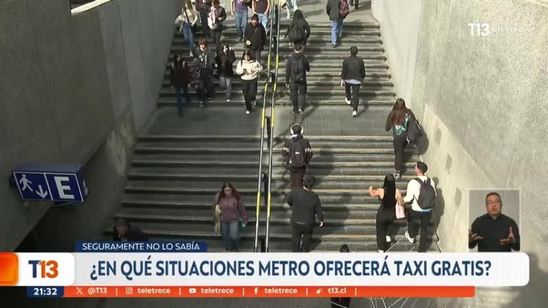 Las situaciones en que el Metro te ofrecerá un taxi gratis