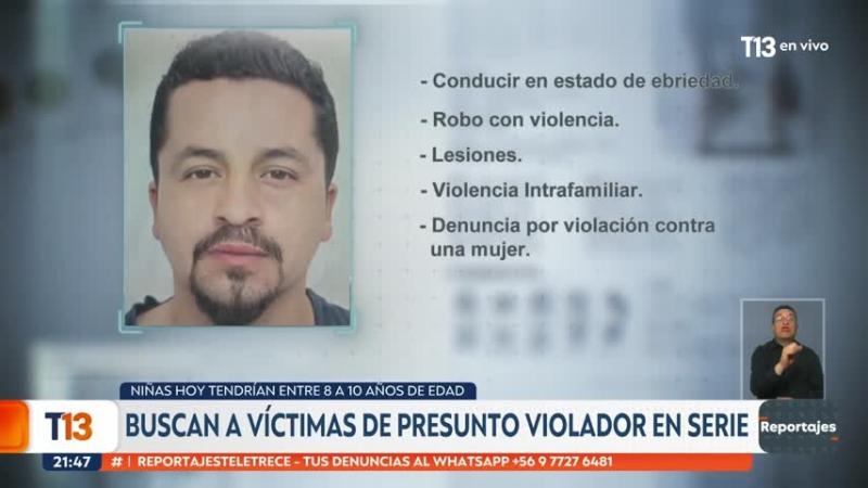 El testimonio de la exnovia del presunto violador serial detenido en Iquique | T13