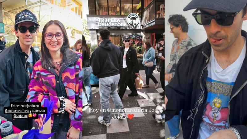 Redes sociales - "Estar trabajando y que aparezca él": Captan a Joe Jonas paseando por Providencia y el cerro San Cristóbal