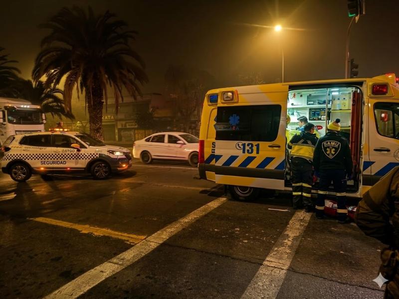 Ciclista fue atropellado por bus de La Combo Tortuga en Santiago