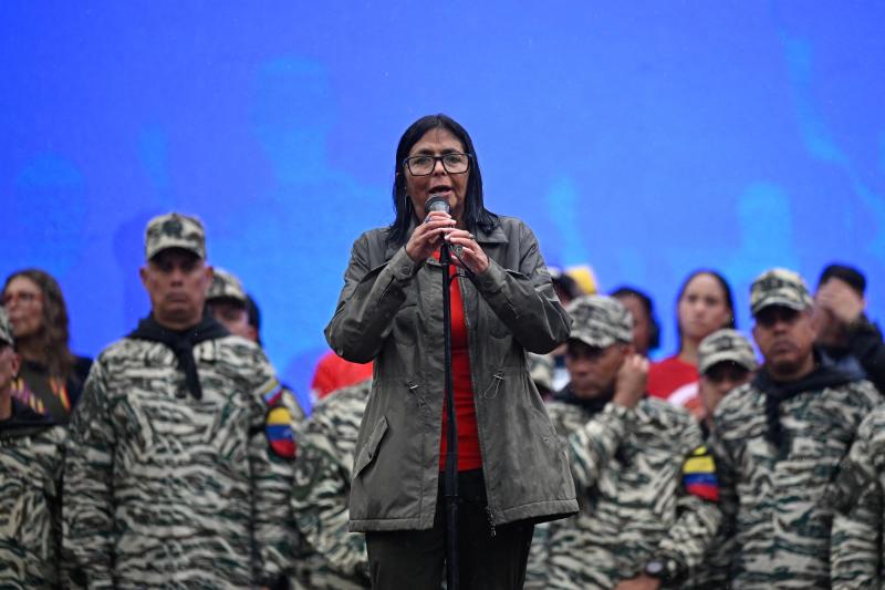 AFP - Presidenta interina de Venezuela, Delcy Rodríguez