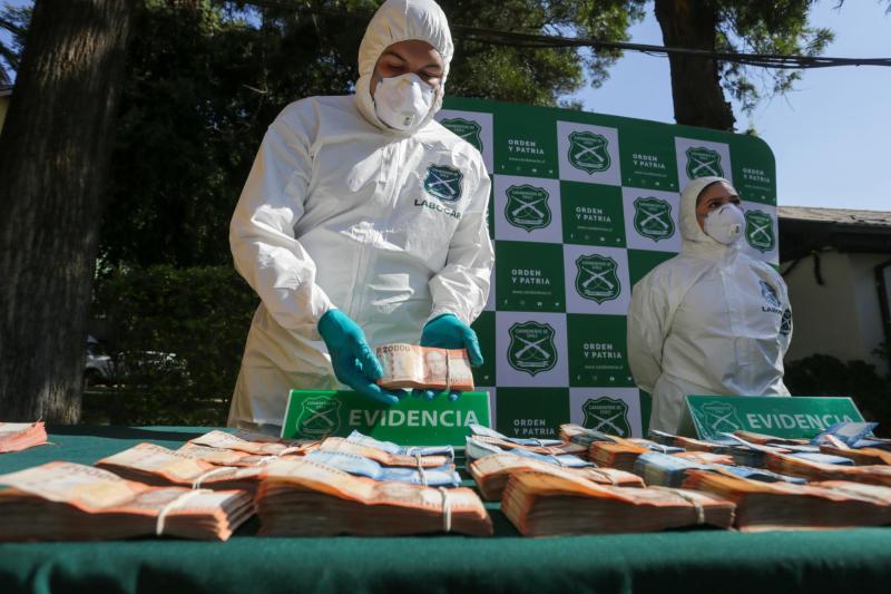 Agencia Uno - OS9 recupera parte del dinero robado en el asalto a la empresa Brinks en Rancagua
