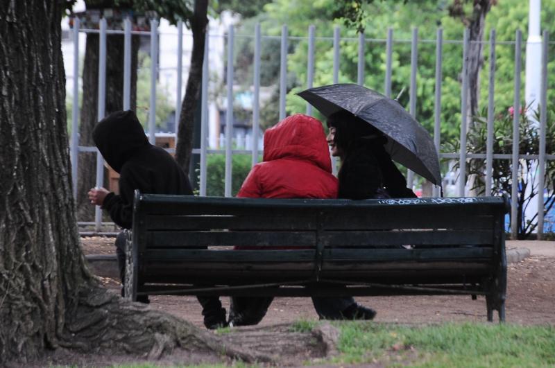 Agencia Uno - Lluvia en Santiago (archivo)