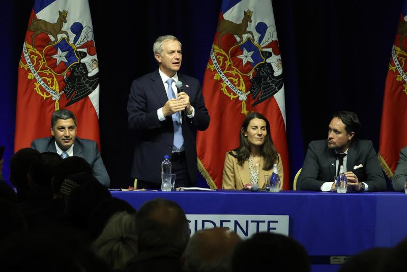 Agencia Uno - Presidente José Antonio Kast en Puerto Montt