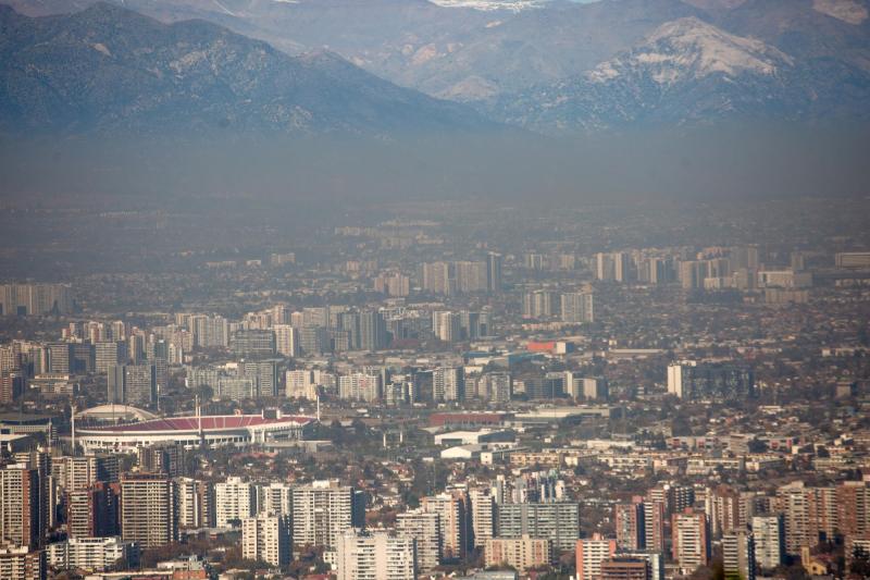 Agencia Uno - Mala calidad del aire en Santiago