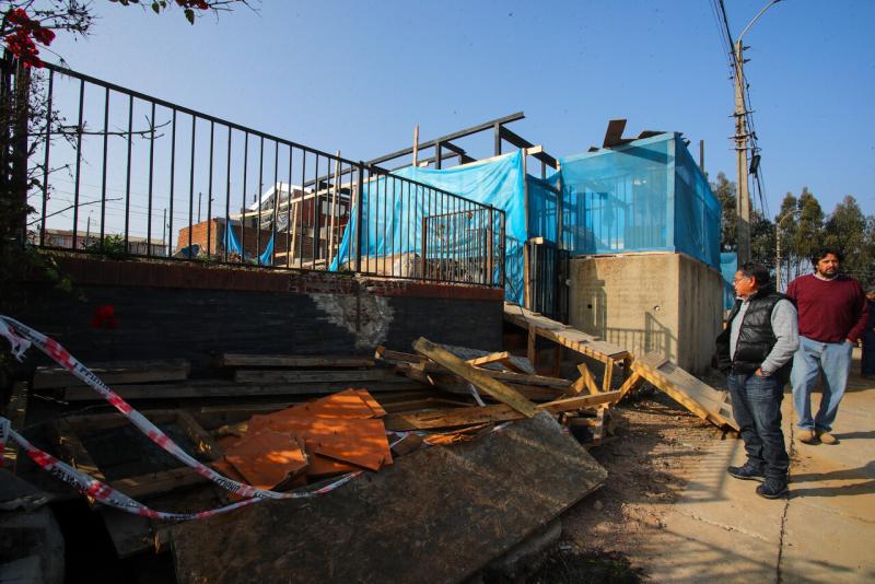 Aton - Iniciaron trabajos de demolición en El Olivar