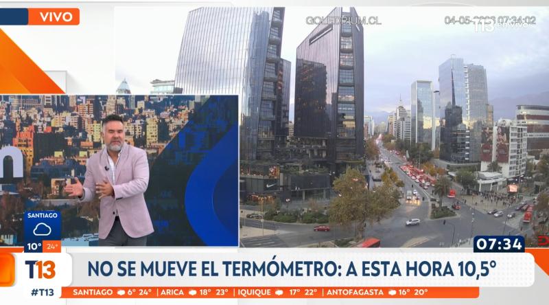T13 - Lluvia en Santiago