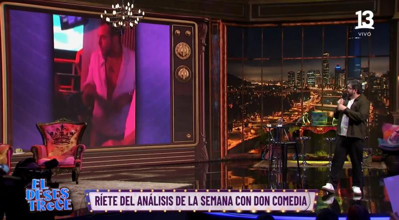 Canal 13 - Luis Slimming lanzó broma contra Francisco Kaminski