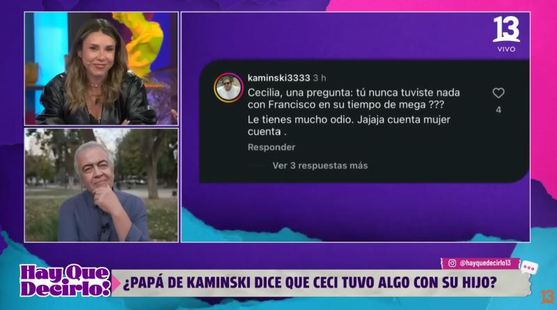 Canal 13 - Mensaje del padre de Kaminski