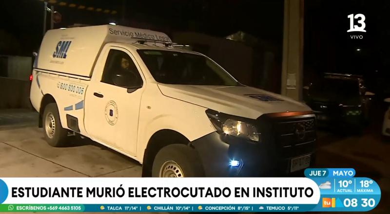 Canal 13 - Estudiante muere electrocutado en Inacap