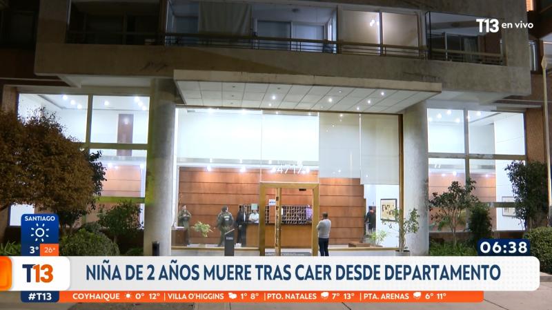 T13 - Niña cayó de piso 11 en edificio de Las Condes