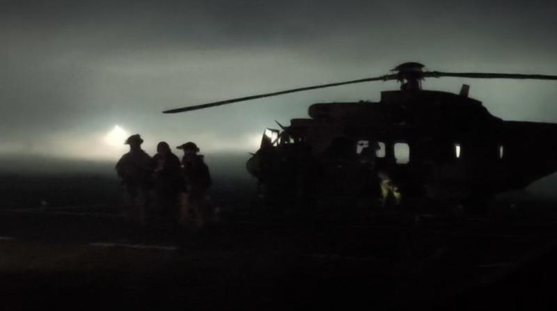 T13 - Traslado en helicóptero de Jorge Huenchullán