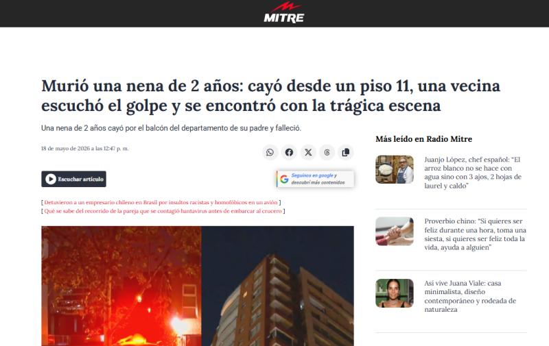 Radio Mitre (caso de Isidora)