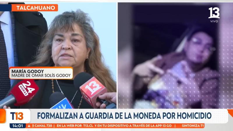 T13 - Madre de conductor que fue baleado por guardia del Palacio de La Moneda