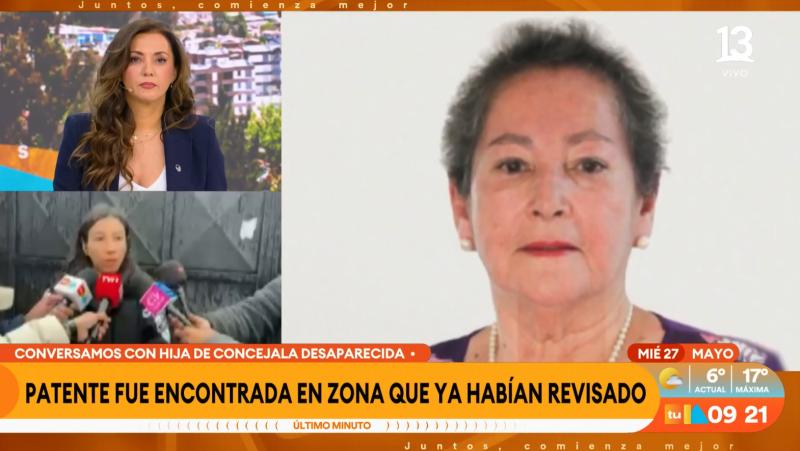 Canal 13 - Concejala desaparecida
