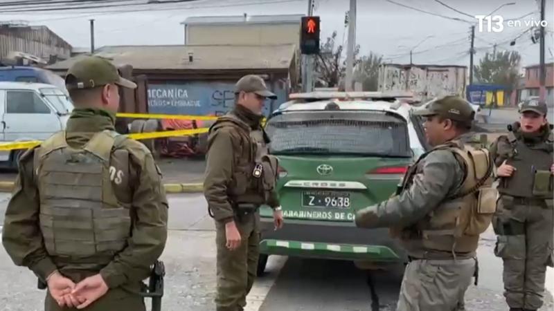 T13 - OS9 captura a dos sujetos por balacera en Hualpén que dejó a mujer en riesgo vital
