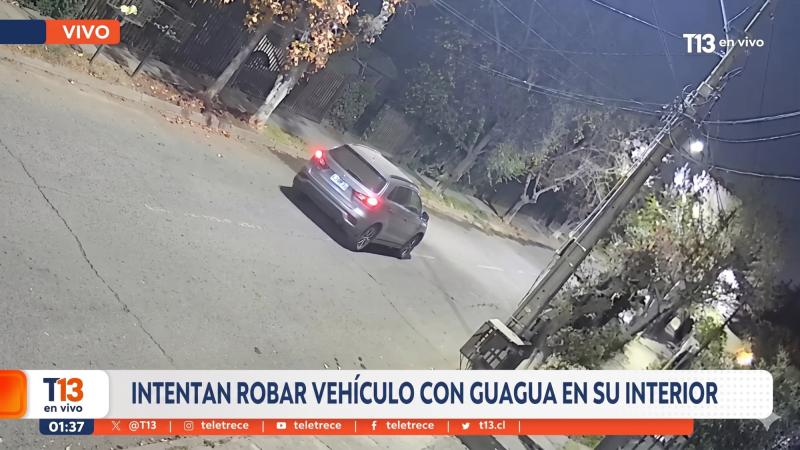 Roban camioneta en Puente Alto con lactante en su interior | T13