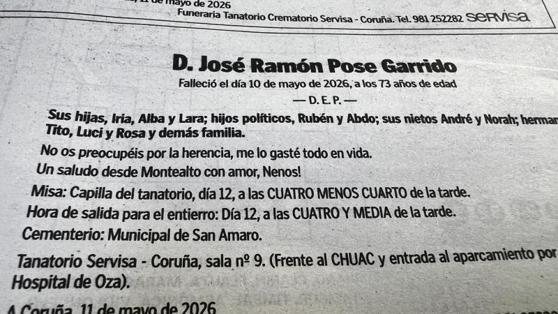 rrss - "Me lo gasté todo en vida": El ingenioso obituario de un hombre que la rompió en redes sociales