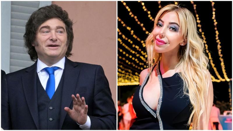 Revelan supuestos audios íntimos entre Javier Milei y exasesora | AFP - Instagram
