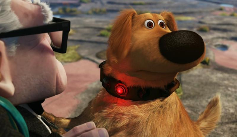 IMDb - 'Dug', el famoso perrito de 'Up', y su collar con el que se puede comunicar