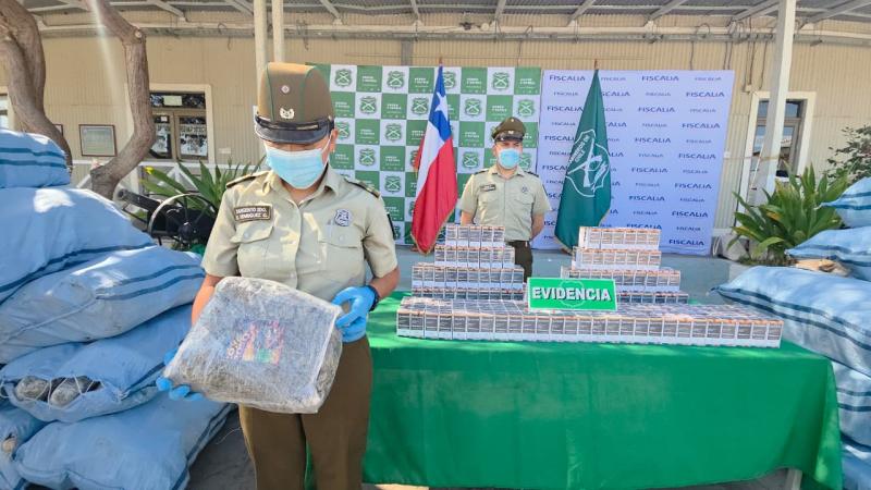 Decomiso de droga en Calama - Carabineros
