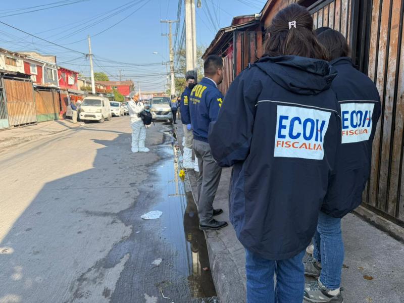 Fiscalía ECOH investiga homicidio en La Pintana