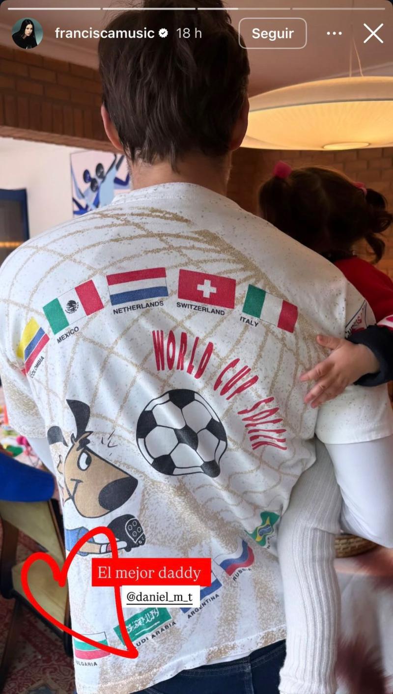 Instagram - Francisca Valenzuela / Daniel Matamala y la hija de ambos