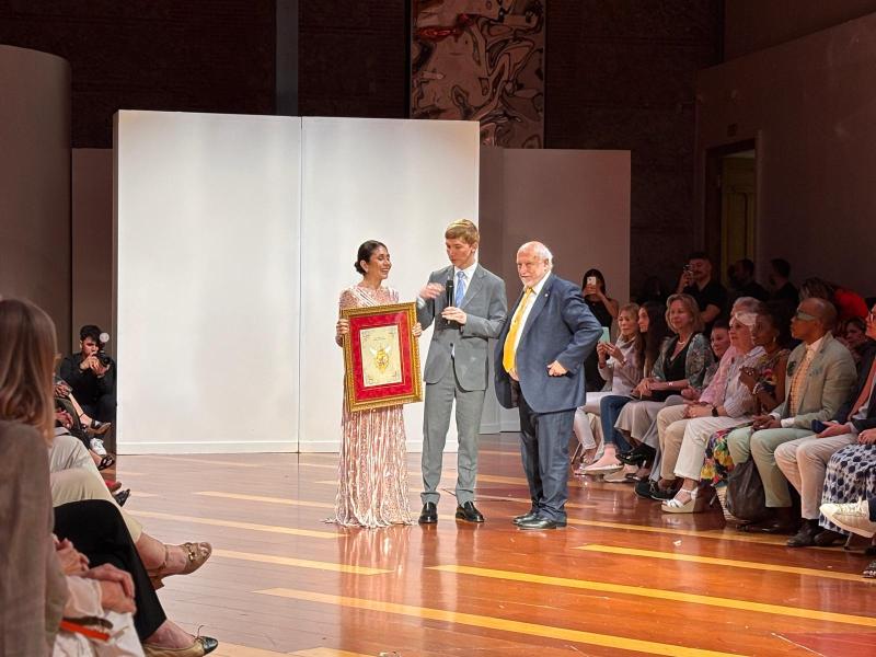 Paz Moresco se luce en jornada de la moda en España: Ágatha Ruiz de la Prada estuvo presente | T13