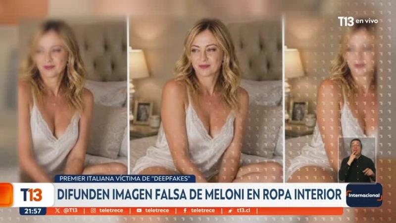 Giorgia Meloni denuncia fotos en ropa interior hechas con IA