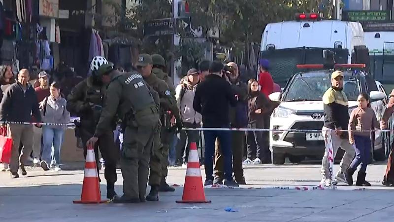 T13 - Carabinero repelió asalto en barrio Meiggs