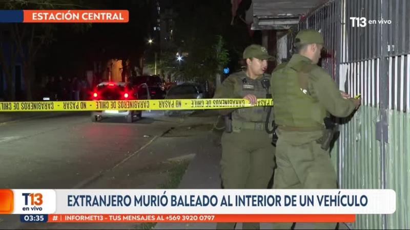 Hombre fue asesinado cuando volvía de cumpleaños en Estación Central